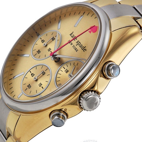 KATE SPADE
Seaport Chronograph Mother of Pearl Dial Two-tone Ladies Watch - Picture 4 of 7